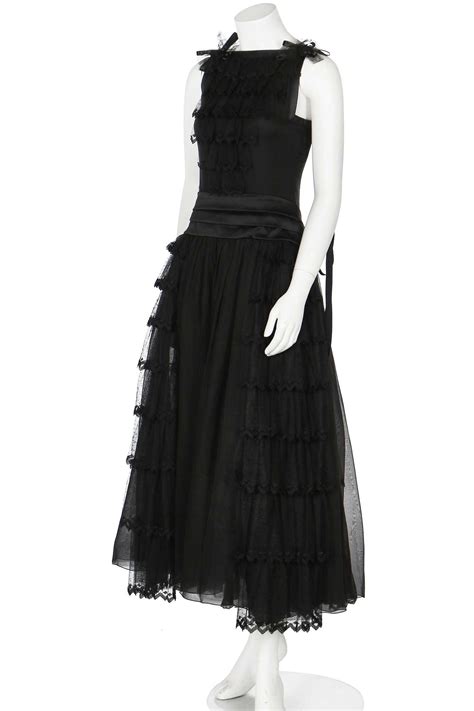 Chanel Black Silk Dress 